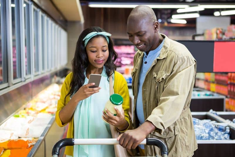 shopping couple